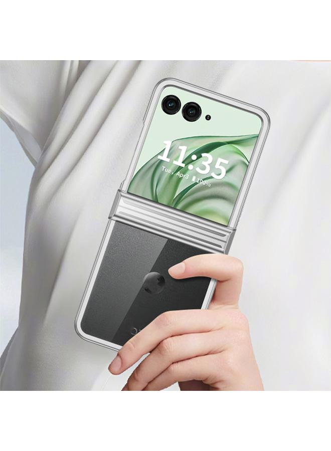 erorex Case For Motorola Razr 50 Ultra Three Parts 6D Electroplating PC Shockproof Phone Case - Image 5