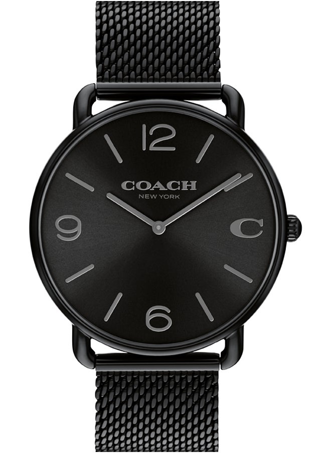 COACH Men's Analog Round Shape Stainless Steel Wrist Watch 14602651 - 41 Mm 