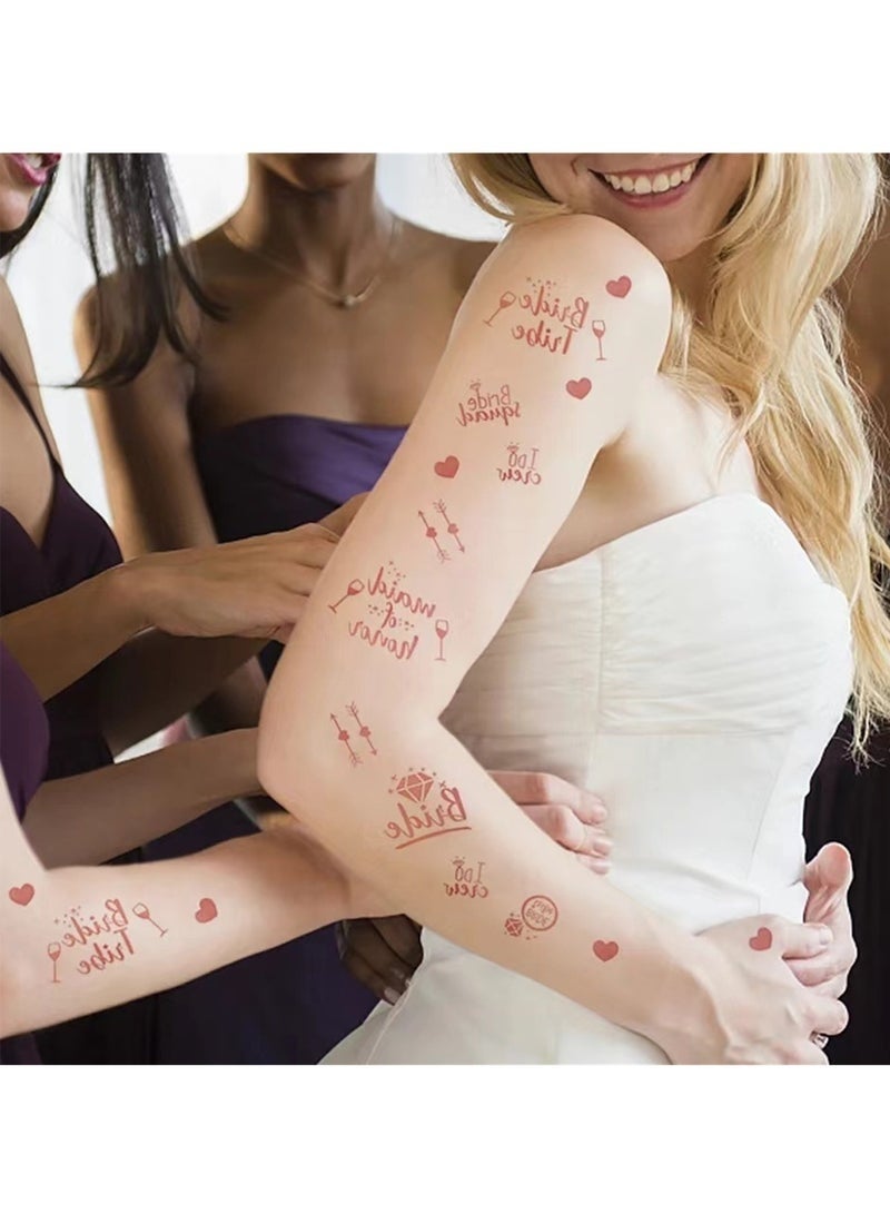 GlamKit Bride to Be Set Bridal Shower Party Decoration Bride to Be Sash, Bridal Tiara, Shoulder Length Veil and Decorative Stickers, Set of 4 - Image 3