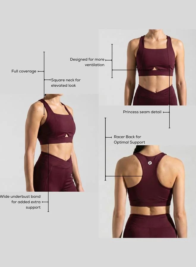 ZAECY  Women's High-Support Padded Sports Bra for Women | Best Price UAE