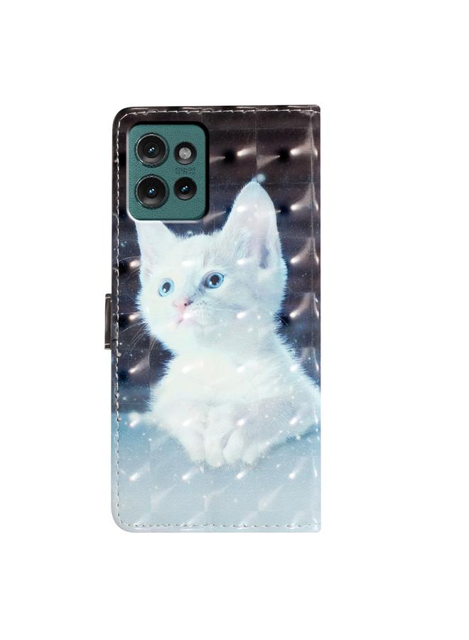 اس-توب جراب جلدي لهاتف موتورولا إيدج 50 بنمط ثلاثي الأبعاد - Image 3