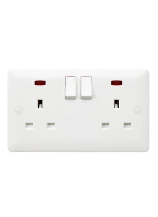 13A 2-Gang Switch Socket, Double Pole with Neon (7x14) | Safe & Durable - pzsku/Z03F34CC74BB591BFD40FZ/45/1741559284/12e03fe5-d337-4443-89e1-9e97df087535