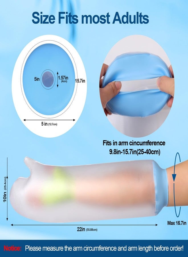 GQTJP Cast Cover for shower Arms/Hands Medical-Grade Shower & Swim Protector | Reusable Wound Sleeve for Broken Wrist, Fingers | Burn & Surgery Recovery （9‘’*22‘’） - Image 4