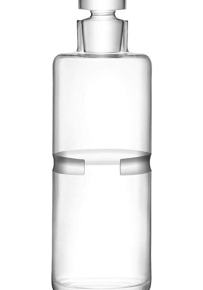 LSA Horizon Decanter 1.1L Clear Cut Glass Whiskey, Wine & Liquor Carafe – Handcrafted in Poland - Image 2