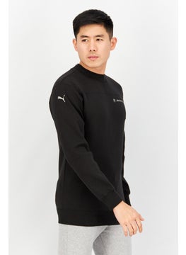 PUMA Men Sportswear Fit  Long Sleeve Graphic Printed Sweatshirt, Black  - Image 2