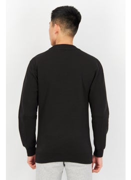 PUMA Men Sportswear Fit  Long Sleeve Graphic Printed Sweatshirt, Black  - Image 3