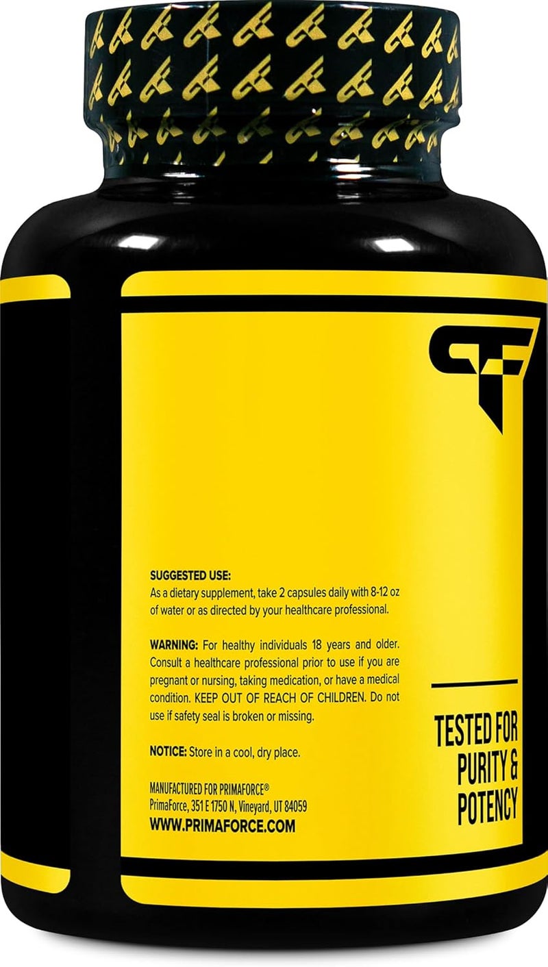 Primaforce Cissus Quadrangularis Extract 120 Capsules 1000mg per Serving  Gluten Free NonGMO - Image 3