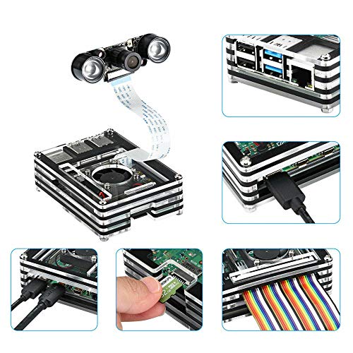 REES52 Raspberry Pi 4 Motherboard Acrylic Case - Image 5