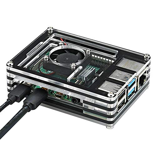 REES52 Raspberry Pi 4 Motherboard Acrylic Case - Image 3