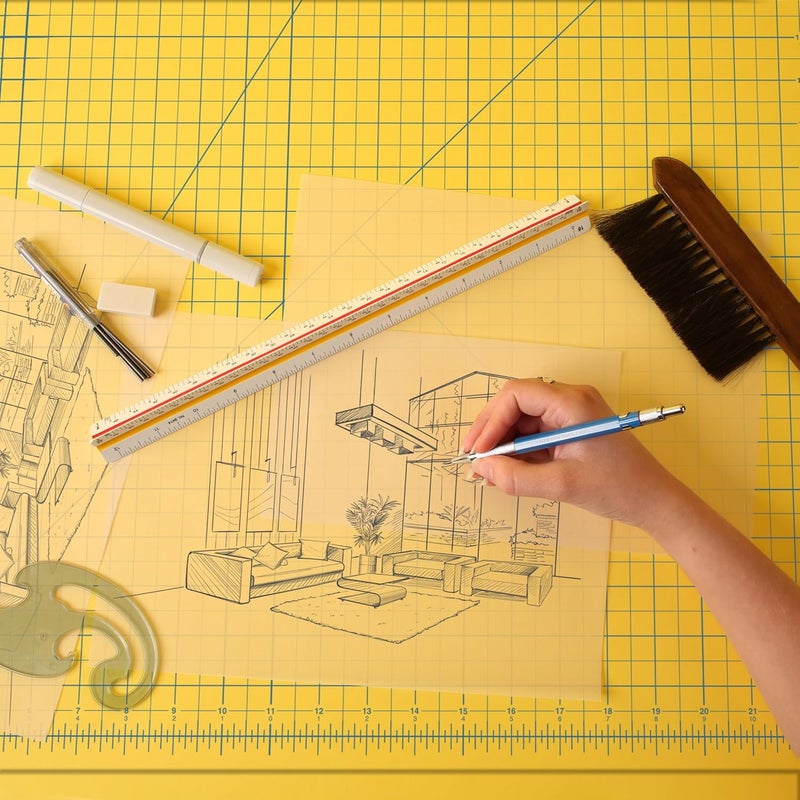 ALVIN Academy Drafting, Drawing and Design Essentials Kit | 13 Pieces | Class Tools for Geometry, Architecture and Engineering Students | Model DDKE2 - Image 5