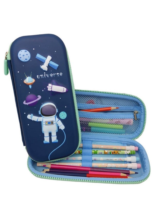فنبلاست حافظة أقلام فن بلاست الفضائية للأطفال، هدايا إرجاع بطابع الفضاء للأطفال، جراب أقلام للأطفال، علبة أقلام للأطفال، حافظة أقلام للأولاد، هدايا إرجاع للأطفال - بطابع الفضاء ورواد الفضاء - Image 1