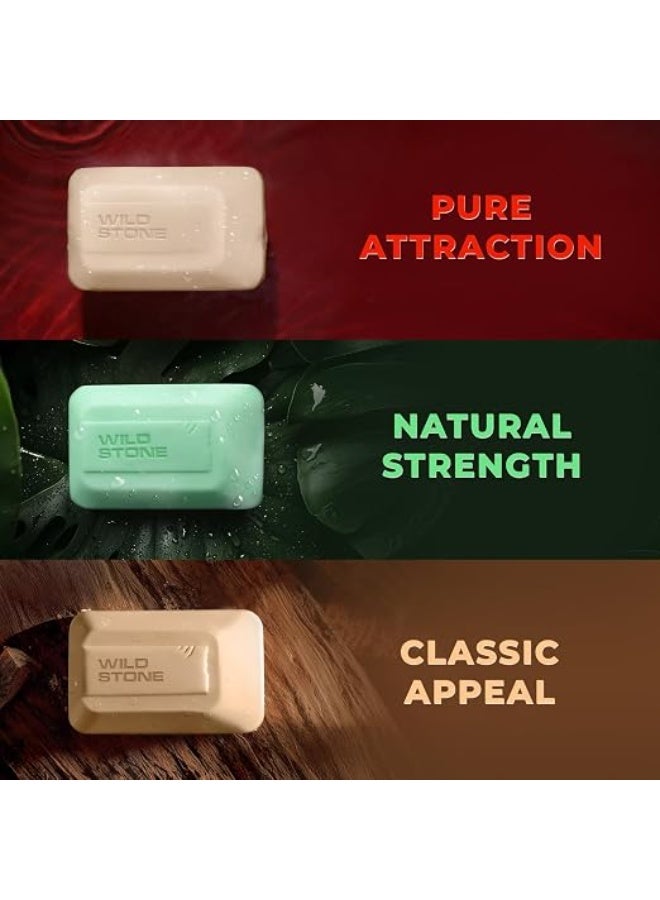 Wild Stone Ultra Sensual, Forest Spice and Musk Soaps for Bath, (Pack of 6, 100gm each) | Grade 1 soaps | Refreshing Bath Soap for Men | Skin-Friendly and Energizing - Image 5