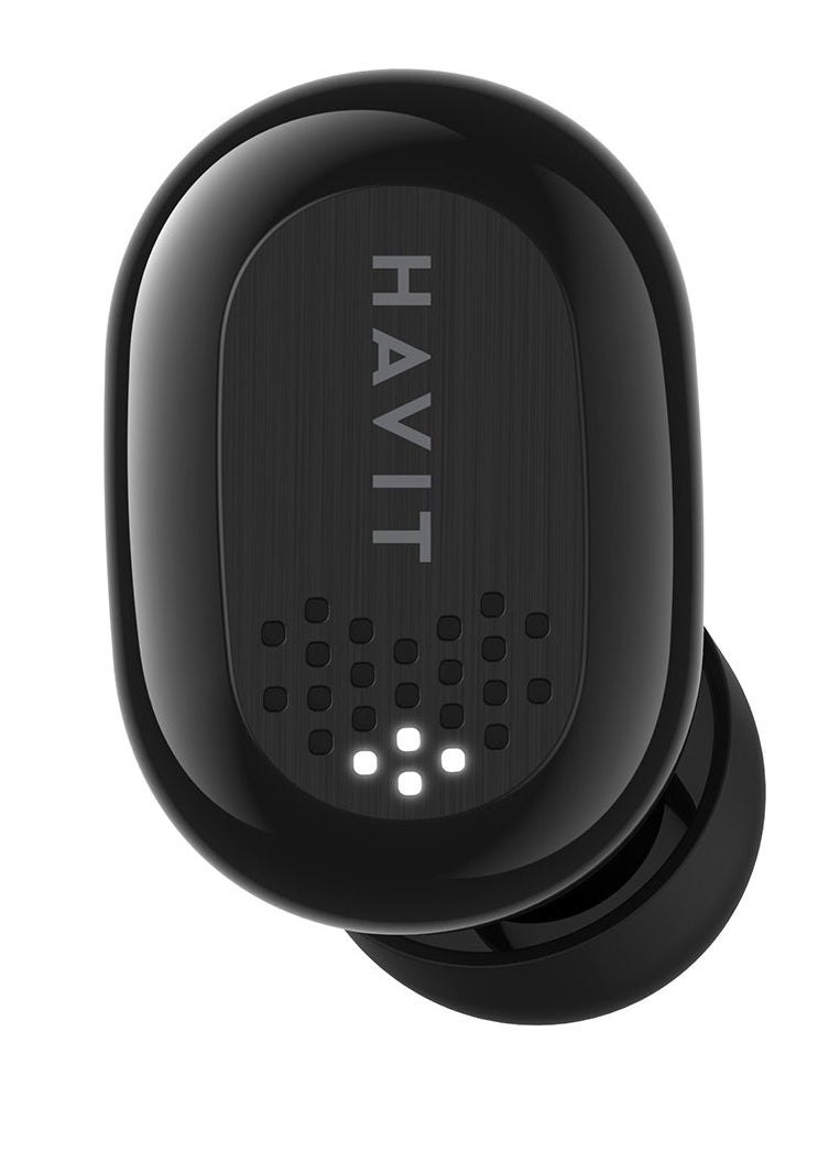 هافيت - سماعات ستيريو لاسلكية حقيقية Havit TW925 - أسود - Image 1