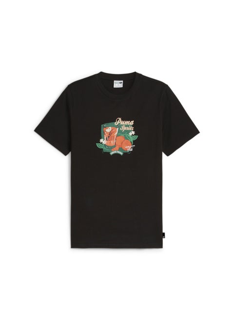 GRAPHICS SPRITZ Mens Black T-shirt