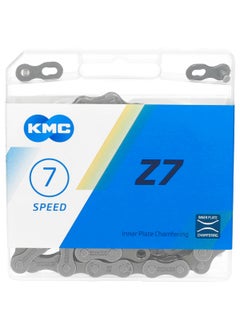 KMC Bike Chain Z7 High Performance Bicycle Chain Quality  Highly Compatible with Chamfered Inner Plates Shifting Performance Bicycle Chain MultiSpeed Bike Chain 12 X 332  114 Links
