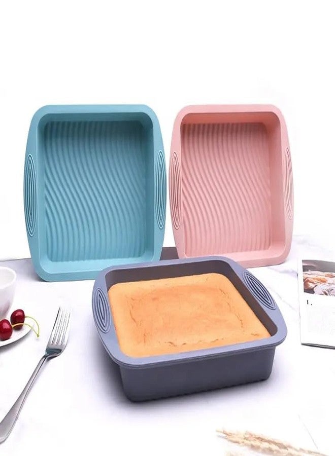 KLIVE Silicone Pots, Non-Stick Air Fryer Liners with Ear Handles, Reusable Air Fryer Silicone Basket Replacement Parchment Pot Paper.(Multicolor)(1 PCS) - Image 1