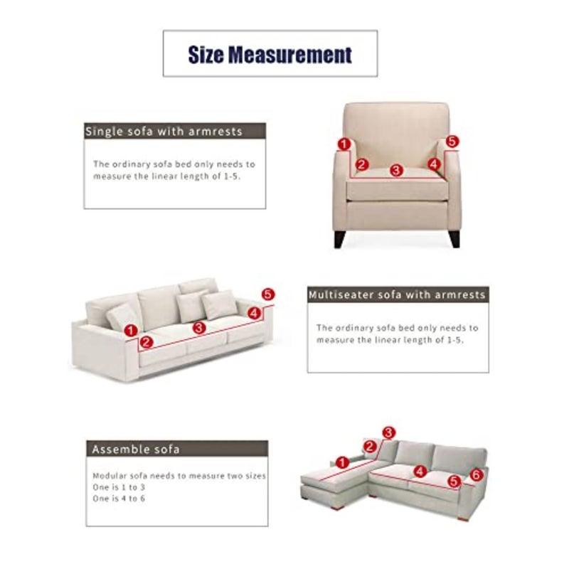 Soft Sofa Cover, 1/2/3/4 Seater Full Cover Sofa Protective Cover, All Seasons, with Non-slip Foam Stick 3 Seater, Army Green - Image 2