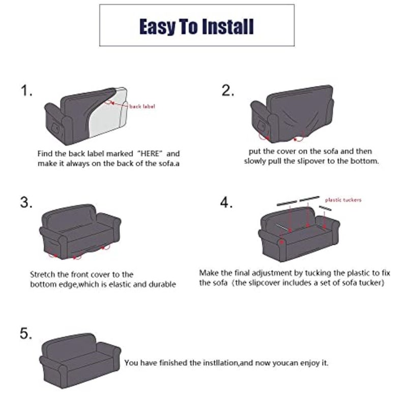 Soft Sofa Cover, 1/2/3/4 Seater Full Cover Sofa Protective Cover, All Seasons, with Non-slip Foam Stick 3 Seater, Army Green - Image 3