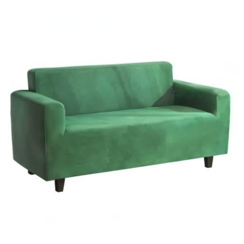 Soft Sofa Cover, 1/2/3/4 Seater Full Cover Sofa Protective Cover, All Seasons, with Non-slip Foam Stick 3 Seater, Army Green - Image 5