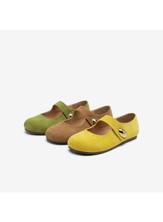 BASTO Bata 25 Autumn Birkenstock Flat Women Shallow Green Single Shoes D3189cq5 Green 38 - Image 4