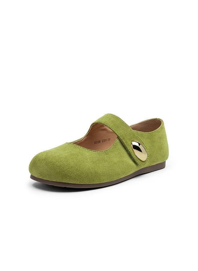 BASTO Bata 25 Autumn Birkenstock Flat Women Shallow Green Single Shoes D3189cq5 Green 38 - Image 3
