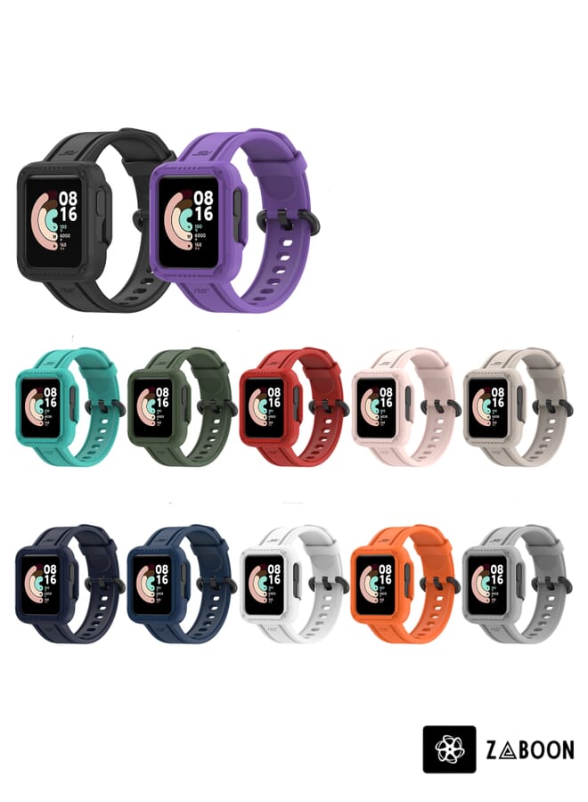 Zaboon Xiaomi Redmi Watch 2 Lite Silicone Solid Color Watch Band - Image 3