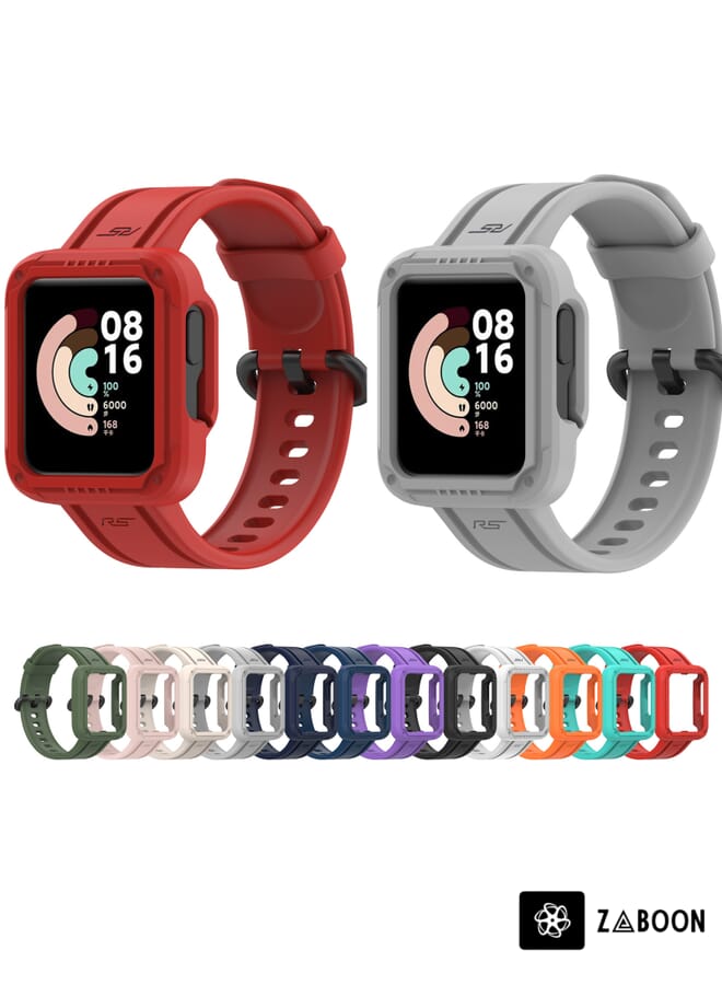 Zaboon Xiaomi Redmi Watch 2 Lite Silicone Solid Color Watch Band - Image 2