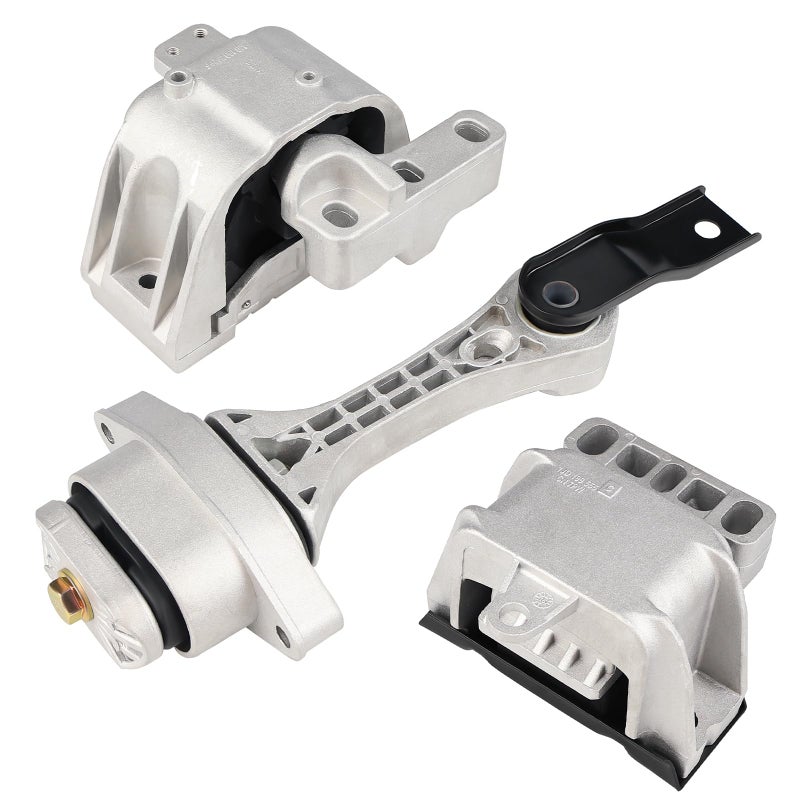 JDMON 3Pcs Engine Mount Trans Motor Kit Replacement for Volkswagen Beetle 18L 20L VW Golf Jetta 2000 2001 2002 2003 2004 2005 2006 2006 Compatible with A6929 A6935 A6930