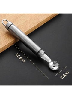 Generic 3Pcs Silver Stainless Steel Strawberry Huller and Tomato Stem Corer Tool Multi-Function Stainless Corer and Pitter Remover for Strawberry Gadgets Kitchen Tool, Fruit Tools, Fruit and Vegetable Corer  - Image 2