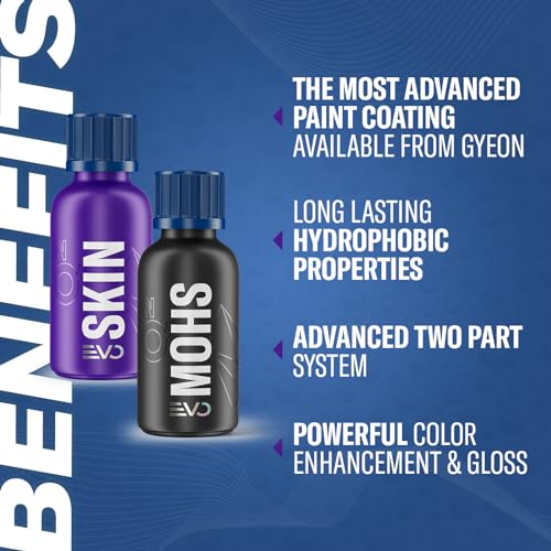 GYEON Q² Syncro EVO Light Box 50ml 5yr Coating System - Long-Lasting Performance - Ultimate Protection - Hydrophobic Ultra Hard 9H Ceramic Car Coating - Self Cleaning - Advanced Ceramic Technology - Image 3