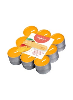 BOLSIUS Pack of 18 True Scented Mango Tealight Candles 