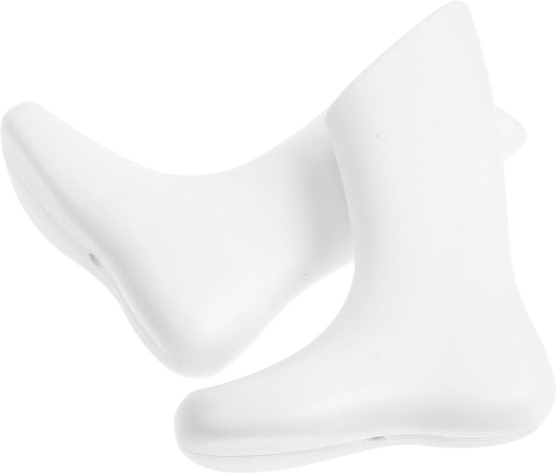 Garneck 1 Pair Foot Mannequin 11.5cm Small Plastic Sock Display Stand Foot Model Shoe Shaper and Sock Display - Image 1