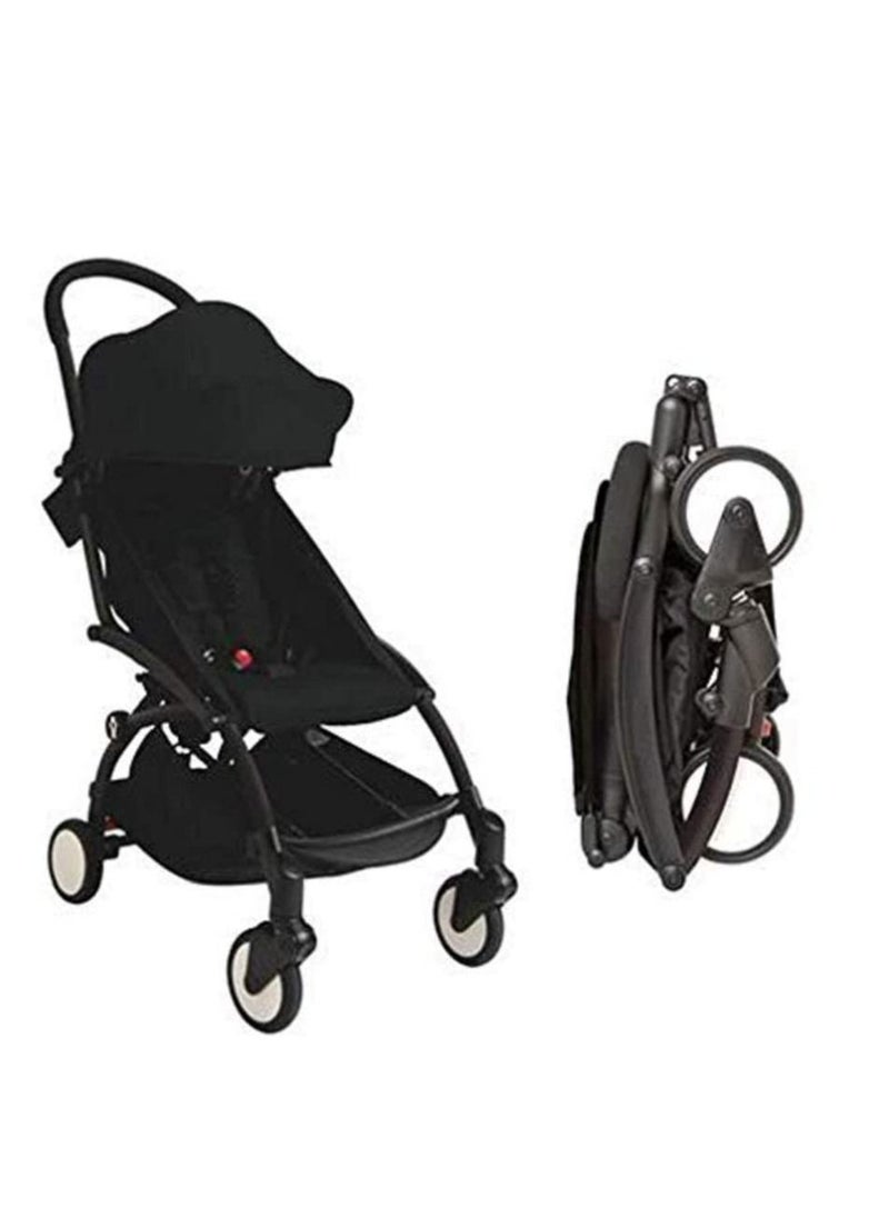 Generic MultiFunctional Foldable Lightweight Pram Travel Baby Stroller  Black,  - Image 1