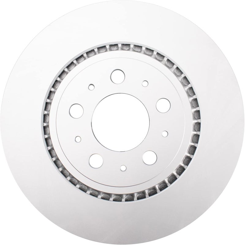 TRQ Rear Brake Rotors Set Vented Premium G-Coated Compatible with 2003-2014 Volvo XC90 - Image 4