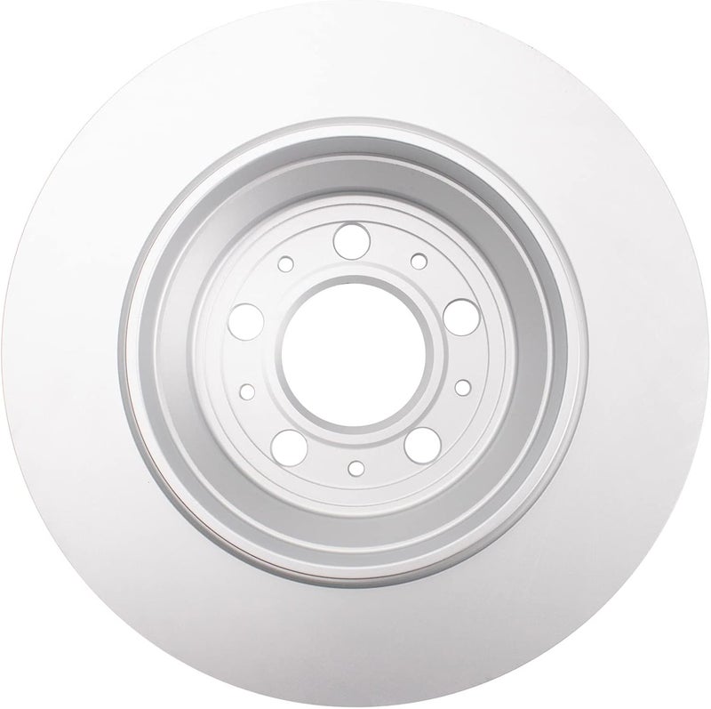 TRQ Rear Brake Rotors Set Vented Premium G-Coated Compatible with 2003-2014 Volvo XC90 - Image 5