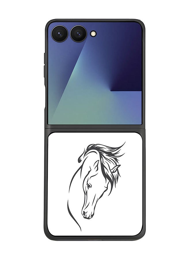 Stylizedd For Samsung Galaxy Z Flip7 Case,Slim fit Camera Protection, Shockproof Thin Phone cover  - ArabStallion Strut