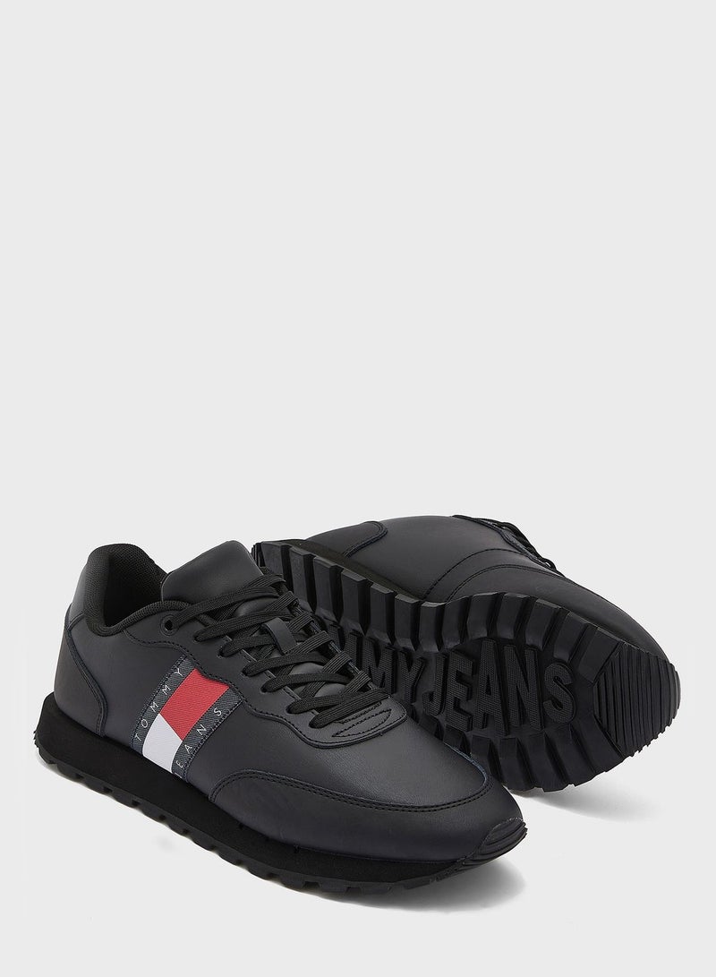 Leather Runner Sneakers