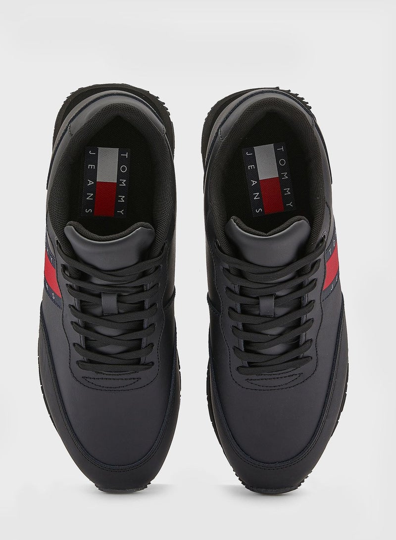 Leather Runner Sneakers