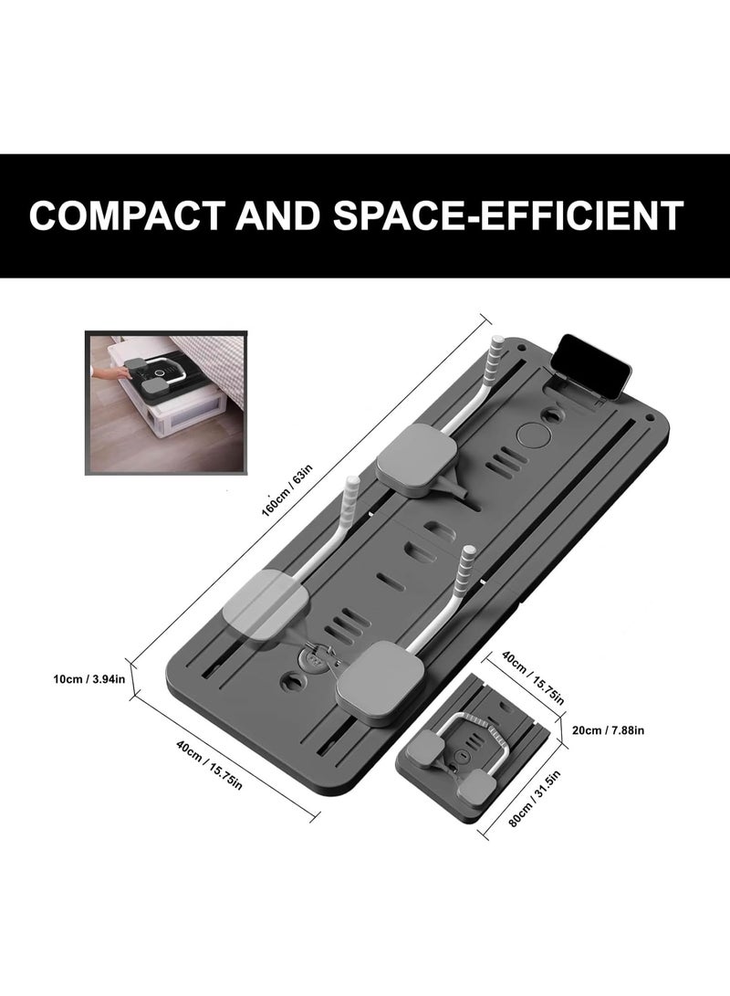 XVersion Pro Foldable Pilates Reformer Machine with Springboard | 6-in-1 Mini Fitness Board for Full-Body Workout | Pilates Reformer with Essentials Kit for Professional Training | Ideal for Home, Gym & Office Use - Image 5