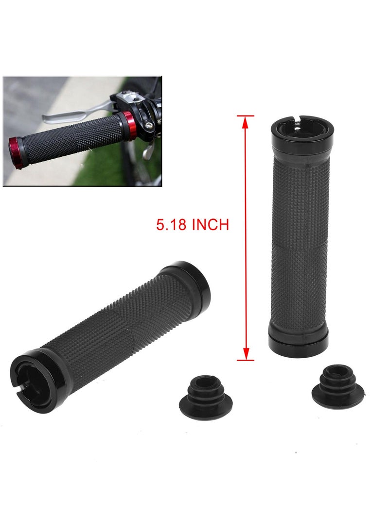 Generic 1 Pair Double Lock On Locking Mountain Bike Bicycle Cycling Handle Bar Grips  - Image 3