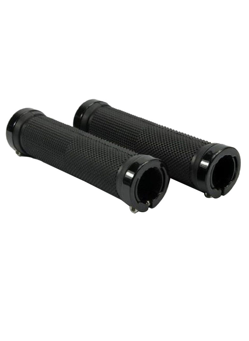 Generic 1 Pair Double Lock On Locking Mountain Bike Bicycle Cycling Handle Bar Grips  - Image 2