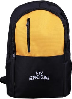 My Geppeto Bag New Model School Backpack Sports Daily Bag Black Yellow  - Image 1
