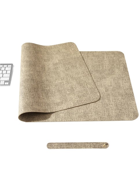 Large Desk Mat – Durable Non-Slip PU Leather Waterproof Mouse & Keyboard Mat, Desk Protector for Office/Home Use, Gaming Mat, Anti-Slip, Spill-Resistant, Extended Large Mouse Pad for Work, Study, Gaming, Computer Desk, Desk Accessories, Office Decor, Desktop Organizer