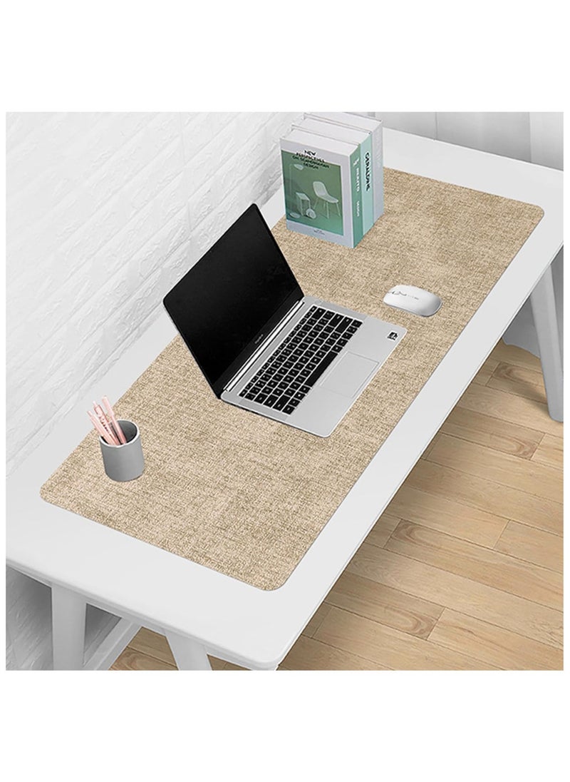 Large Desk Mat – Durable Non-Slip PU Leather Waterproof Mouse & Keyboard Mat, Desk Protector for Office/Home Use, Gaming Mat, Anti-Slip, Spill-Resistant, Extended Large Mouse Pad for Work, Study, Gaming, Computer Desk, Desk Accessories, Office Decor, Desktop Organizer
