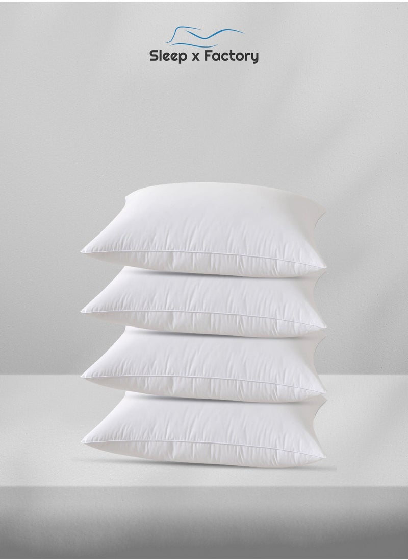 Sleep x Factory - 4 Hotel Cotton Pillows - Image 1