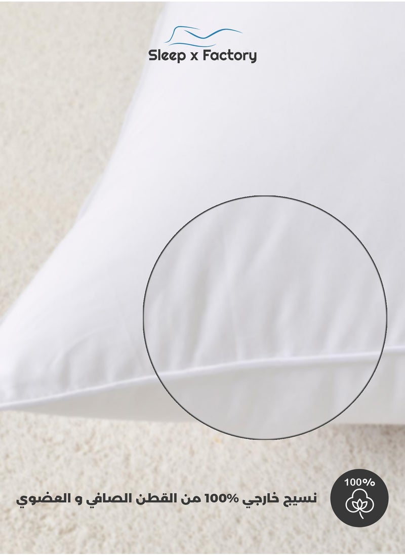 Sleep x Factory - 4 Hotel Cotton Pillows - Image 1