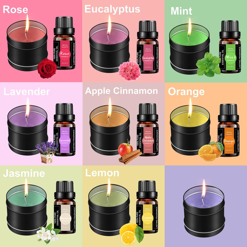 Haccah Complete Candle Making Kit With Wax Melter, Candle Making Supplies, DIY Arts&Crafts Kits Gift For Adults,Beginners,Including Bees Wax,500w Electric Stove,Wicks,Rich Scents,Wick Clips,Pouring Pot Etc. - Image 3