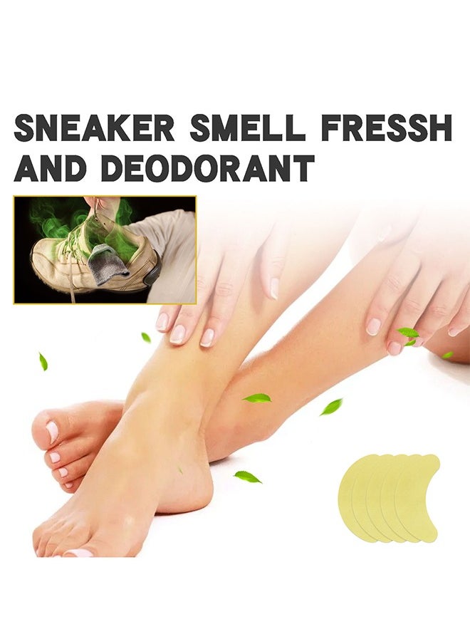 SOUTH MOON Stop Odor,Shoe Deodorant Patch, Athlete's Foot Soothing Insolestickers, Antiperspirant Foot Care Stickers, Fresh and deodorizing insoles，Suitable for People with Foot Odor and Sweaty Feet 10 PCS  - Image 4