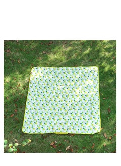 ECVV ECVV Camping Blanket: Durable, Waterproof, Foldable Design - 190x200cm for Travel, Picnics & Camping Adventures(Green Leaf)  - Image 5