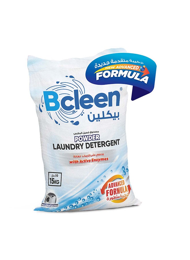 Bcleen Laundry Detergent Powder, Original Scent, Stain-free Clean Laundry, Washing Powder- 15kg - Image 1